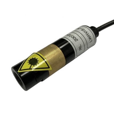 Υψηλή φωτεινότητα 50mW 545nm Green Dot Laser Module για διάμετρο δέσμης 12 mm στο παράθυρο εξόδου