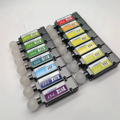 488nm 20mW 50mW 80mW Blue Laser Diode Module για τις Επιστήμες της Ζωής 0,5m μήκος ινών