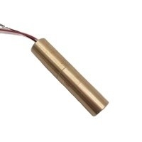650nm 5mw Brass Laser Diode Module με χρόνο άνοδος 0,5 δευτερόλεπτα και στρογγυλοτητα δέσμης 70-100%
