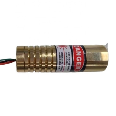 Εφαρμογή Επιστημών της Ζωής 15mW Yellow Dot Laser Module με σταθερή ακτίνα και τύπο PCB APC