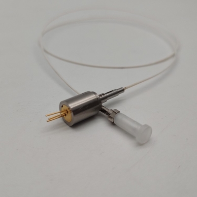 Σταθερή λειτουργία ισχύος εξόδου 490nm CW Fiber Coupled Laser Module για εφαρμογές ακριβείας