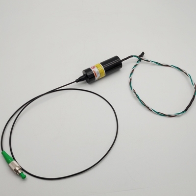 Σύνθετη 520nm Green Laser Fiber Coupled Module με μαύρο ανωτισμένο αλουμίνιο