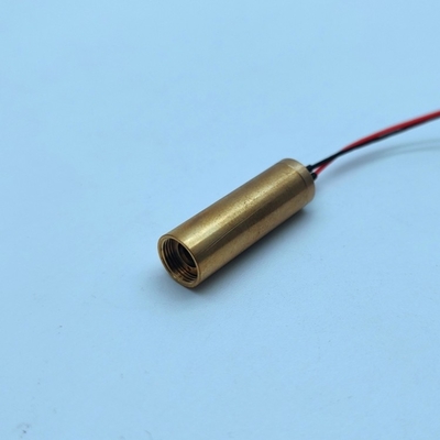 Μίνι 8 mm κίτρινη μονάδα λέιζερ PWM/50% κύκλος λειτουργίας ≤5 mm διάμετρος δέσμης για ισοπέδωση λέιζερ