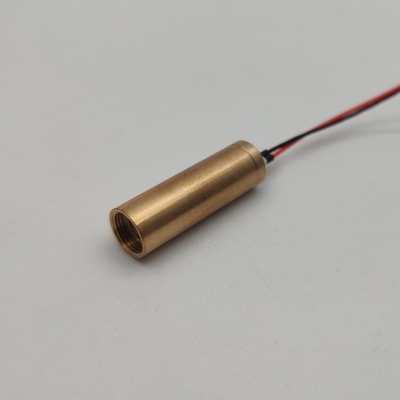Μίνι 8 mm κίτρινη μονάδα λέιζερ PWM/50% κύκλος λειτουργίας ≤5 mm διάμετρος δέσμης για ισοπέδωση λέιζερ