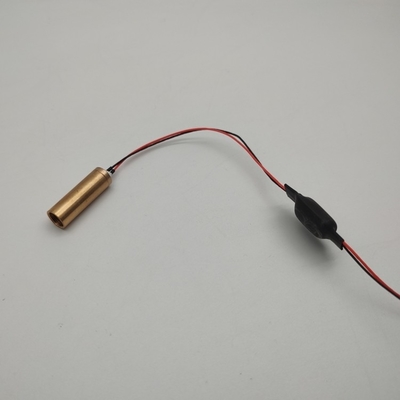 Μίνι 8 mm κίτρινη μονάδα λέιζερ PWM/50% κύκλος λειτουργίας ≤5 mm διάμετρος δέσμης για ισοπέδωση λέιζερ