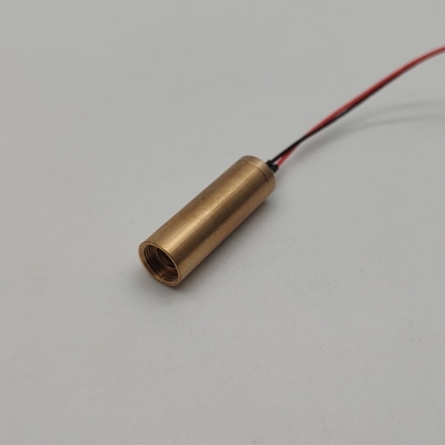 Μίνι 8 mm κίτρινη μονάδα λέιζερ PWM/50% κύκλος λειτουργίας ≤5 mm διάμετρος δέσμης για ισοπέδωση λέιζερ