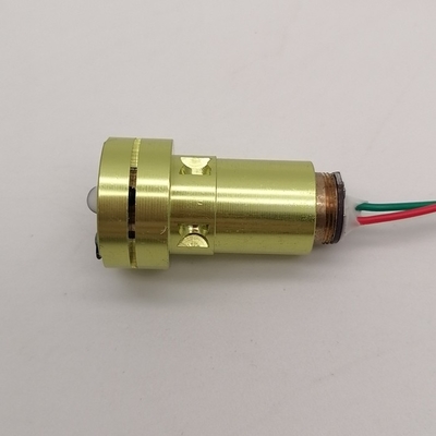 Τρόπος ισχύος εξόδου CW 555nm 551nm 15mW Green Laser Pointer Line Laser Diode Module